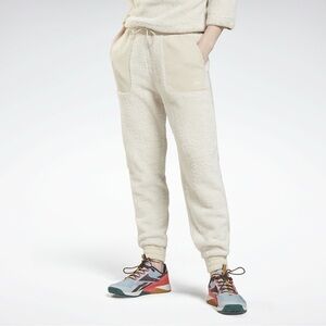 Reebok MYT Cozy Pants Women's Stucco Sportswear Sweatpants Athletic Casual